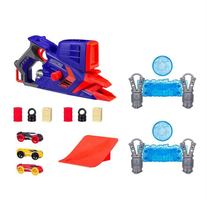 Hasbro Nerf Nitro Flashfury Chaos Toy Car Blaster Playset