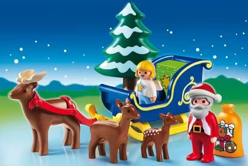 Playmobil Santa Claus with Reindeer Sleigh 6787