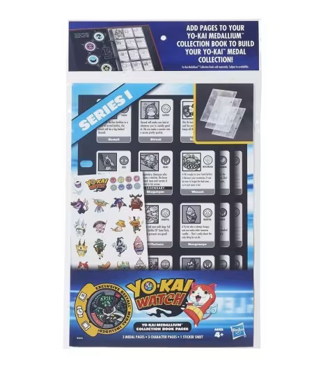 Hasbro Yo Kai Medallion Collection Book pages