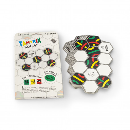 Tantrix Match! Puzzle Board Game with Wooden Board 