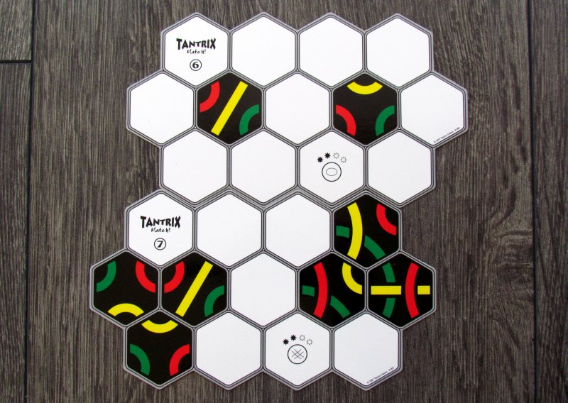 Tantrix Match! Puzzle Board Game with Wooden Board 