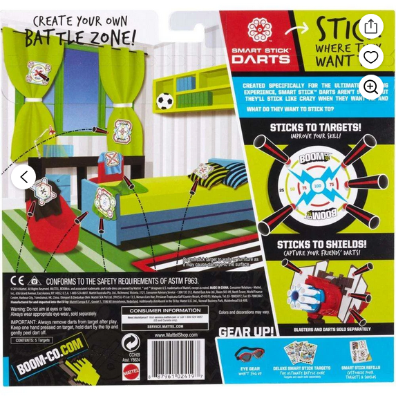 BOOMco. Smart Stick Target Sticker Pack 1 