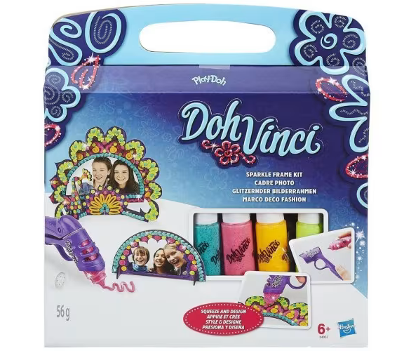 Play Doh Doh Vinci Sparkle Frame Kit